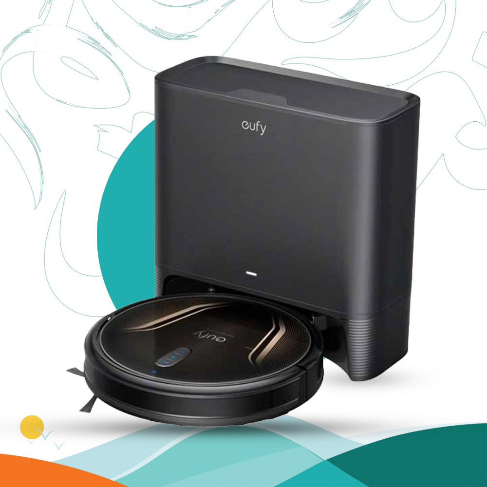 المكنسة الذكية يوفي جي 40 هايبرد 2 في 1 مسح تنظيف ذاتي 2500 باسكال - اسود